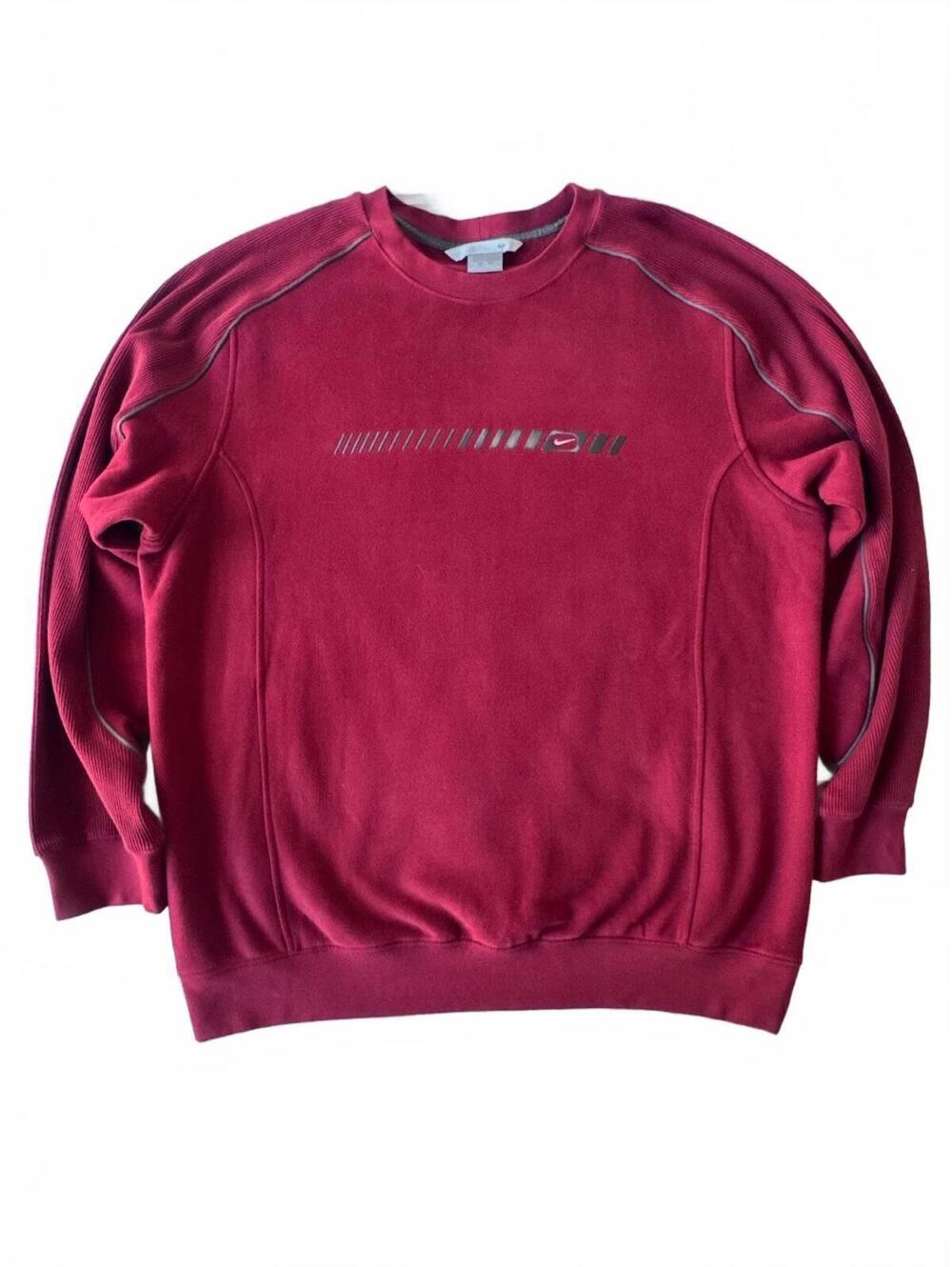 Nike, vintage Y2K style Cotton blend crew(0232)